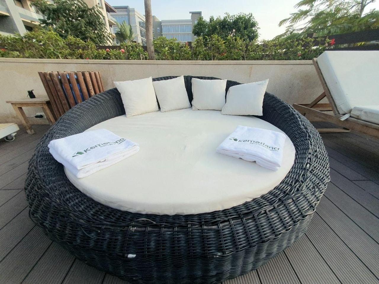 Apartment 2br With Garden Pool Beside Auc By Kemetland Cairo